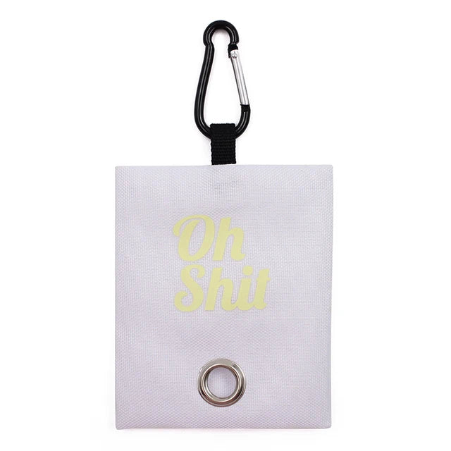 Canvas Poop bag holder (bags not included)