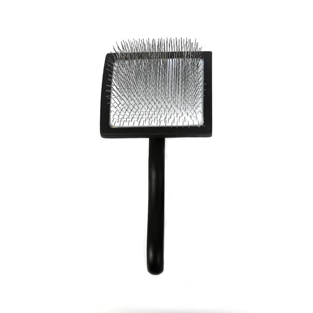 Large wooden handled slicker brush