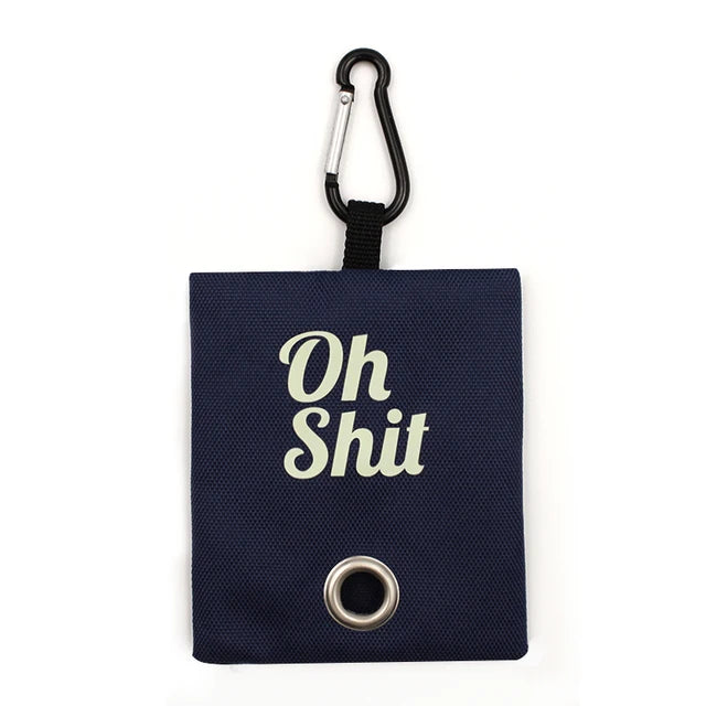 Canvas Poop bag holder (bags not included)