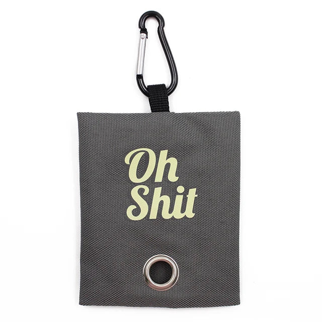 Canvas Poop bag holder (bags not included)