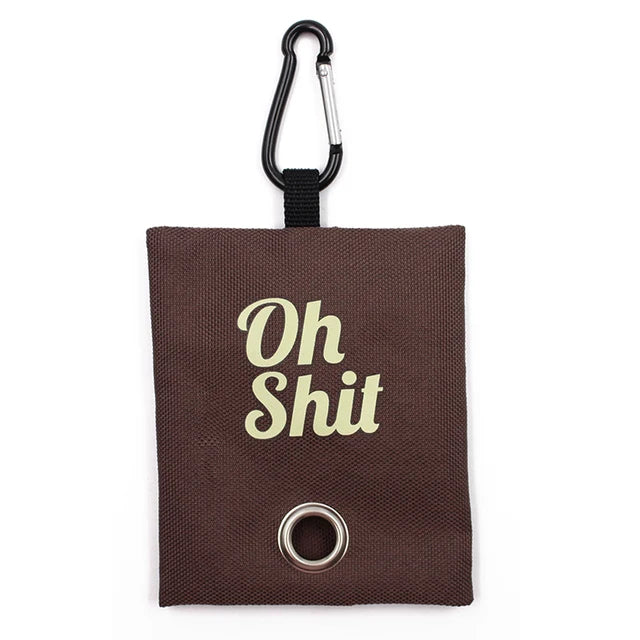 Canvas Poop bag holder (bags not included)