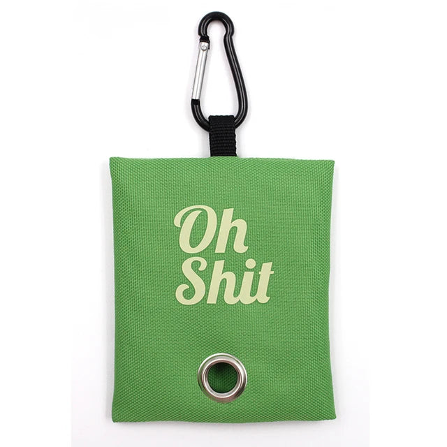 Canvas Poop bag holder (bags not included)