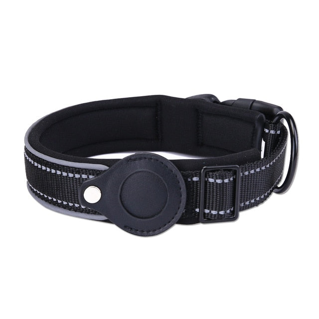 Dog Collar with Airtag Holder