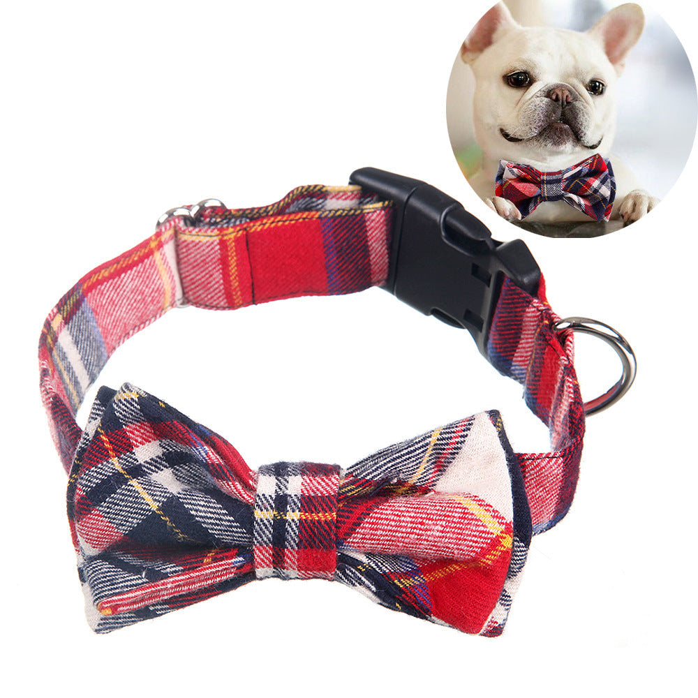 Dapper Bowtie Dog Collar