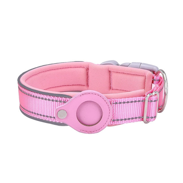 Dog Collar with Airtag Holder